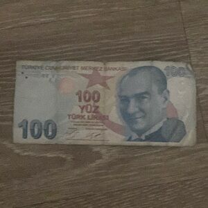 Turkey hundred dollar bill real